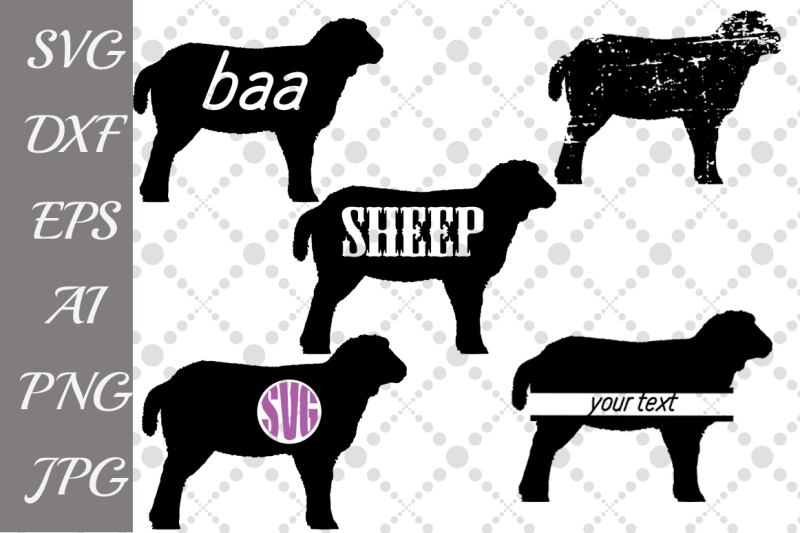 Download Free Free Sheep Svg Farm Svg Farm Animal Svg Sheep Monogram Svg Crafter File PSD Mockup Template