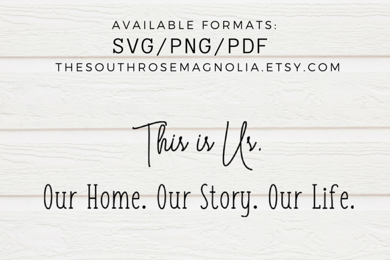 Free This Is Us Svg Png Pdf Cutting Files Farm House Rustic Signs Crafter File Free Svg Cut Files Dxf Eps And Png Create Cricut Explore Silhouette