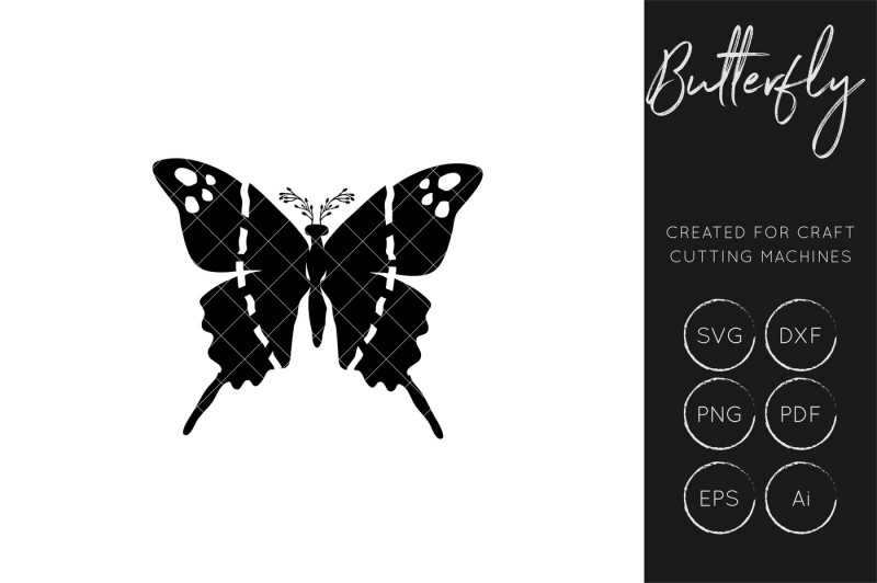 Download Free Simple Butterfly Crafters Cut Svg Dxf Ai Eps Png Ai Crafter File Best Free Svg Cut Files SVG, PNG, EPS, DXF File