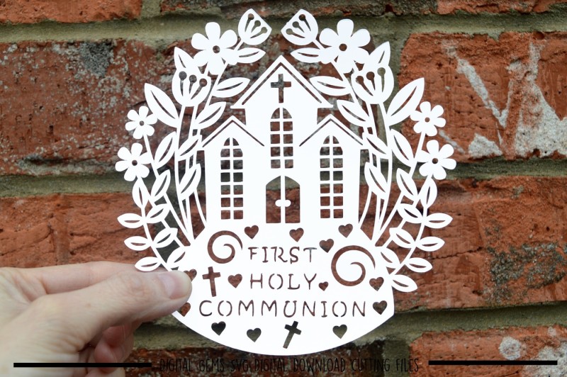 Holy Communion Paper Cut Svg Dxf Eps Files Design 5850 Best Free Svg Cut Files Images