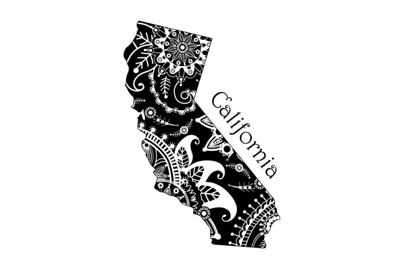 Download Mandala California SVG DXF EPS PNG AI By twelvepapers | TheHungryJPEG.com