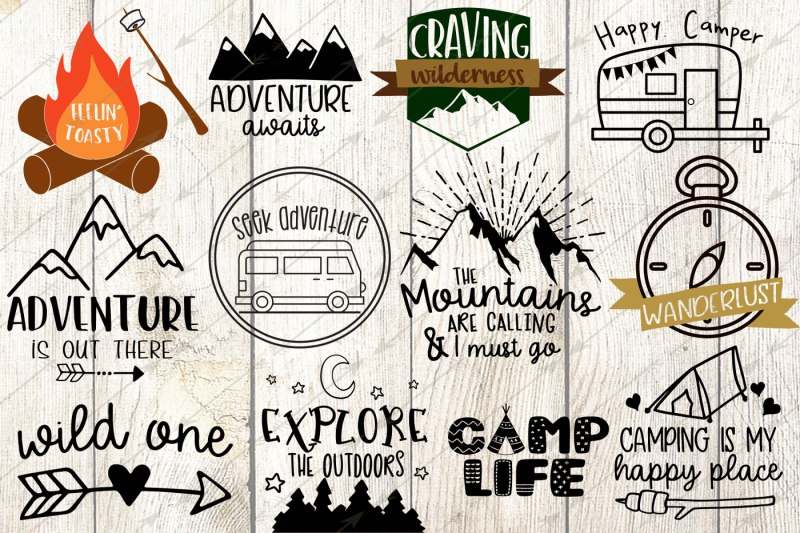 Download Happy Camper Svg Silhouette Camping Cut File Camping Clipart Cricut Camping Svg Summer Camp Svg Adventure Svg Camper Life Scrapbooking Kits How To Safarni Org