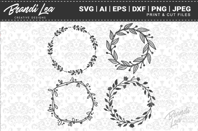 Download Free Hand Drawn Wreaths Svg Cut Files Crafter File Best Sites For Free Svg Cricut Silhouette Cut Cut Craft