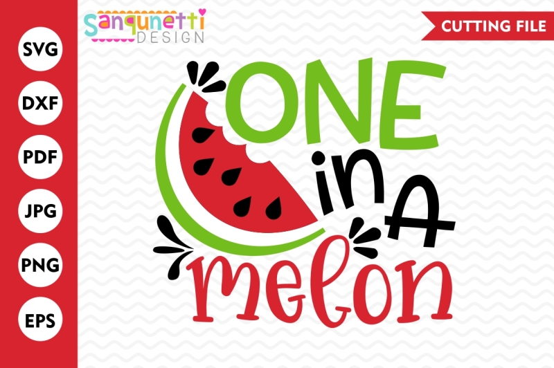 Download Free Free One In A Melon Watermelon Svg Summer Svg Lettering Summer Svg Crafter File SVG Cut Files