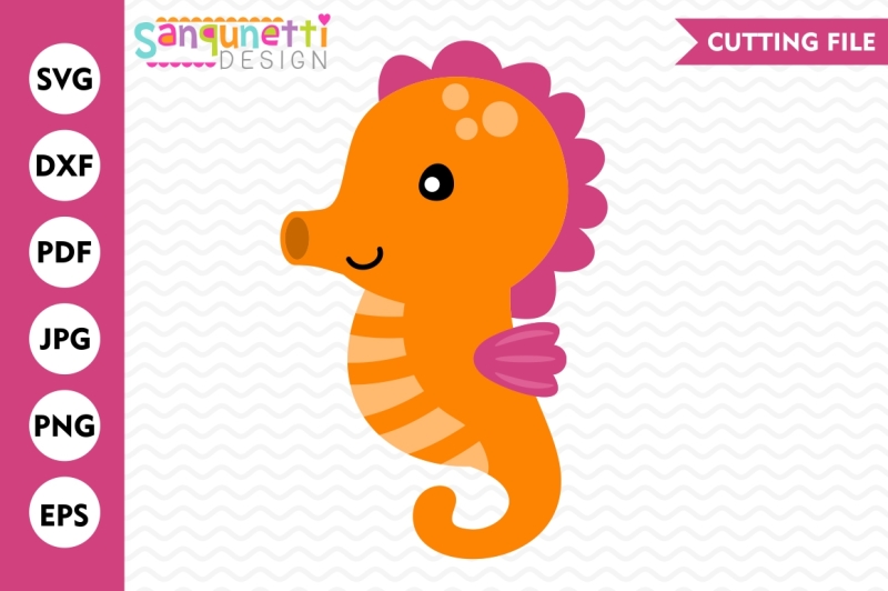 Download Free Seahorse Svg Beach Svg Tropical Svg Summer Svg Crafter File