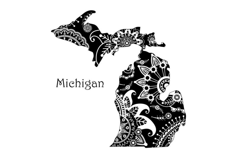 Download Mandala Michigan Svg Dxf Eps Png Ai Design Free Gun Svg Images PSD Mockup Templates