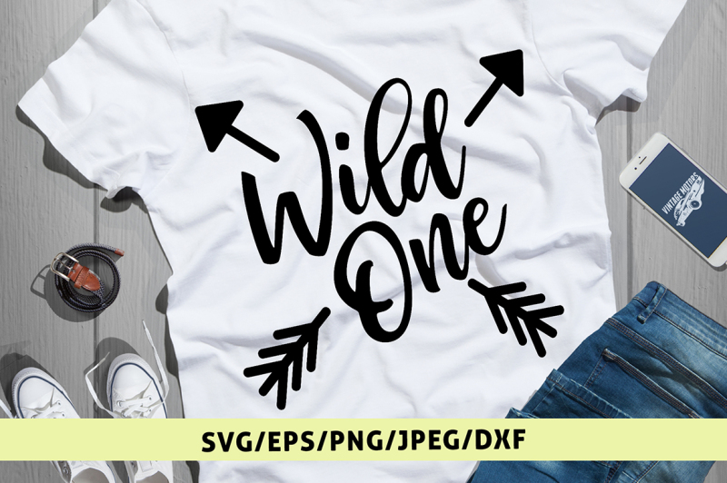 Download Free Free Wild One Svg Cut File Crafter File PSD Mockup Template