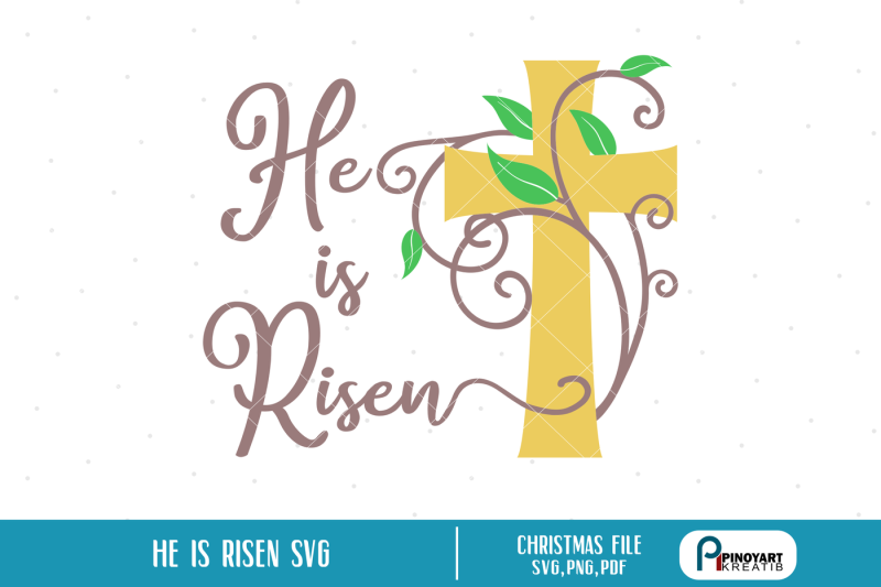 Download Free He Is Risen Svg He Has Risen Svg Jesus Svg Christmas Svg Cross Svg Crafter File