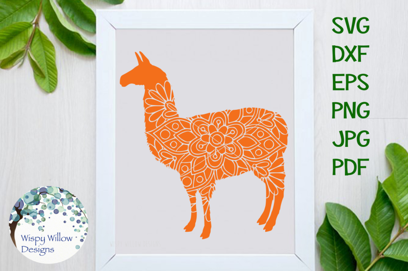 Free Llama Floral Mandala Svg Dxf Eps Png Jpg Pdf Crafter File Free Download Cut Files Svg Png Dxf