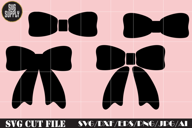 Free Bow Svg Cut File Set Crafter File Best Free Svg Files Download