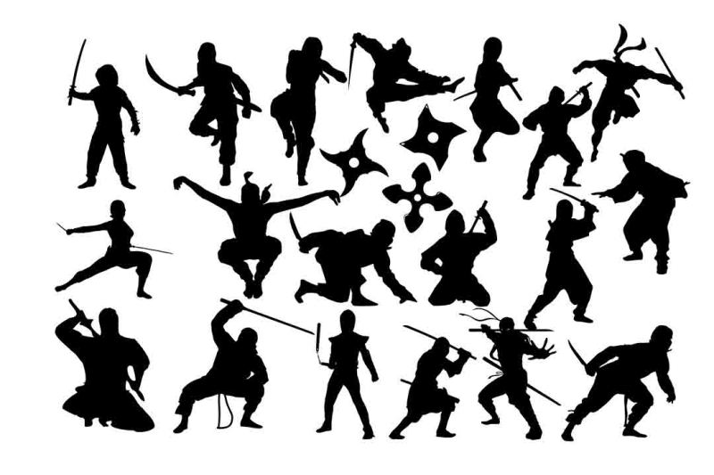 Download Free Ninja Silhouette Svg Dxf Png Eps Ai Crafter File Best Sites For Free Svg Cricut Silhouette Cut Cut Craft