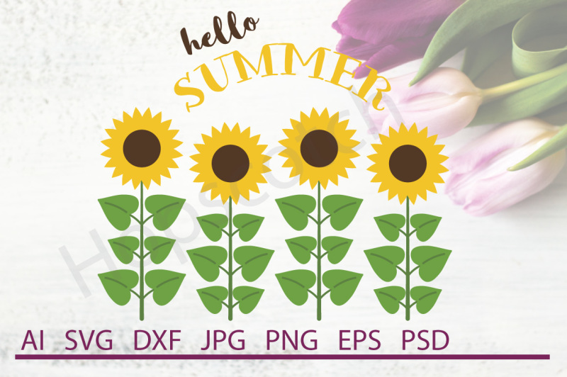 Download Sunflower Svg Sunflower Dxf Cuttable File Download Free Svg Files Creative Fabrica SVG Cut Files