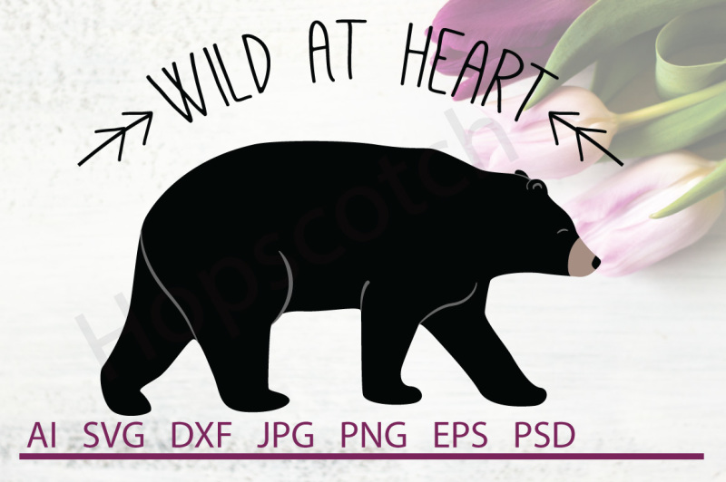 Bear SVG Bear DXF Cuttable File By Hopscotch Designs TheHungryJPEG