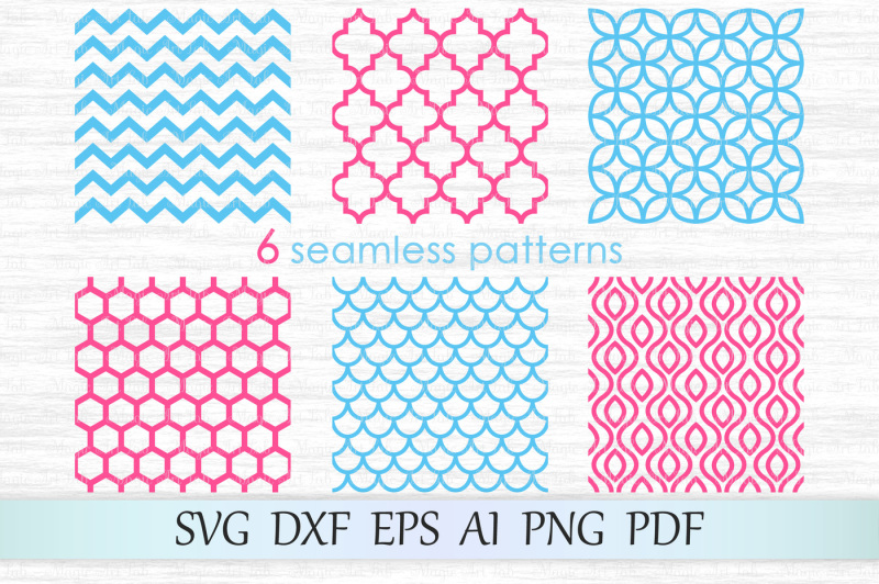 Download Free Seamless patterns, Mermaid background SVG, DXF, EPS, AI, PNG, PDF Crafter File - All ...