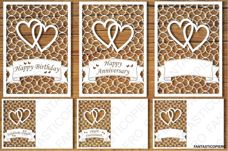 Download Happy Birthday Happy Anniversary Greeting Card Blank Svg Files PSD Mockup Templates