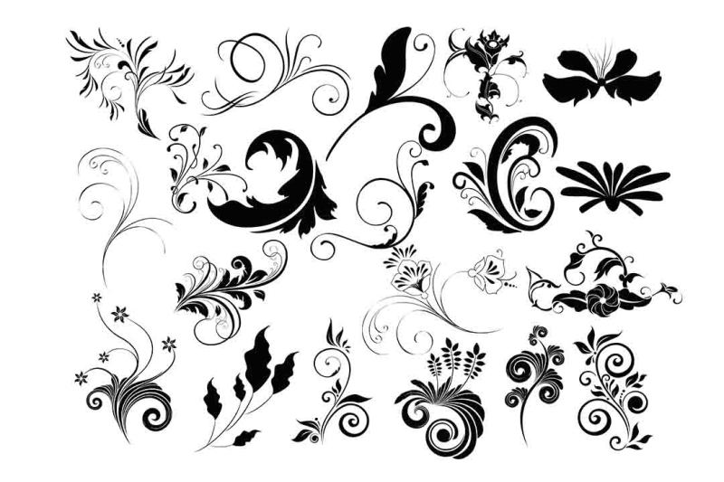 Flourish Clipart Svg Dxf Eps Png Ai New Free Svg Cut Files