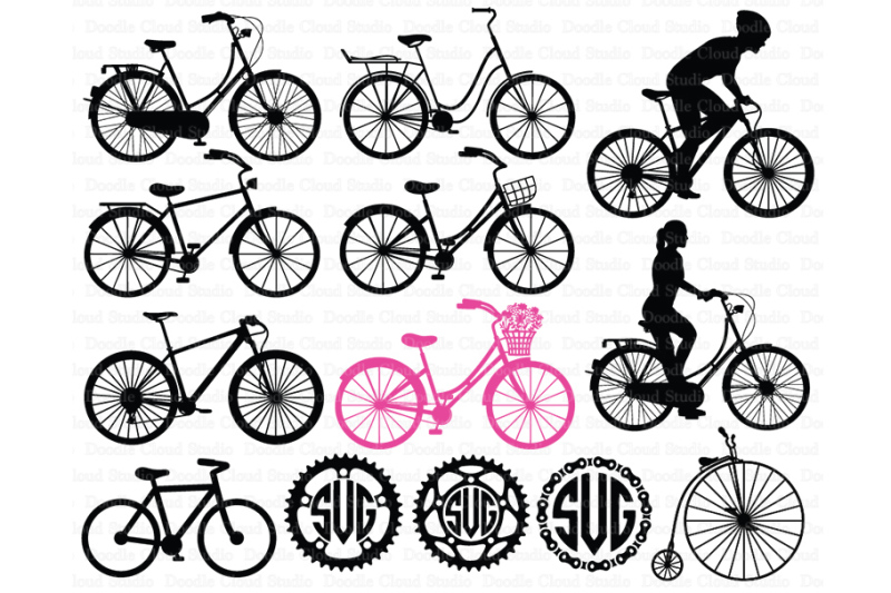 Download Bicycle Svg Biking Bike Svg Files For Silhouette Cameo And Cricut Yellowimages Mockups