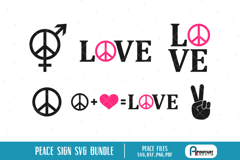 Free Free Svg Cut File Peace Sign