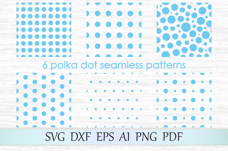 Download Free Polka Dot Seamless Patterns Svg Dxf Eps Ai Png Pdf Crafter File