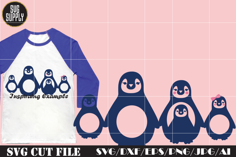 Download Free Family Penguin Svg Cut File Crafter File Free Svg Files Christmas Yellowimages Mockups