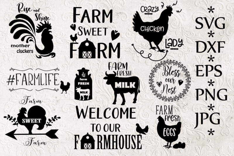 Download Free Bundle Farm Svg Farm Clipart SVG Cut Files