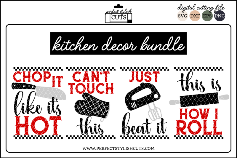 Download Free Kitchen Decor Bundle Svg Eps Dxf Png Files Vector For Cutting Machines Svg Download Svg Files Christmas PSD Mockup Templates