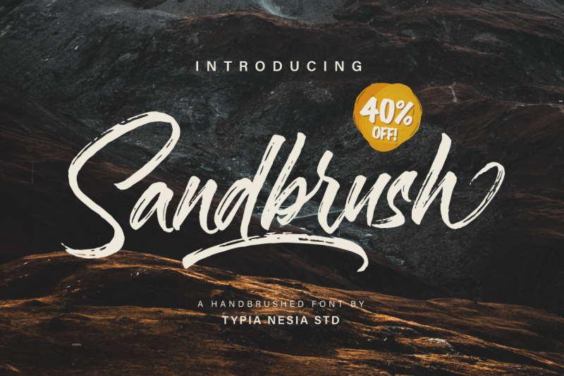 Sandbrush By Typia Nesia | TheHungryJPEG