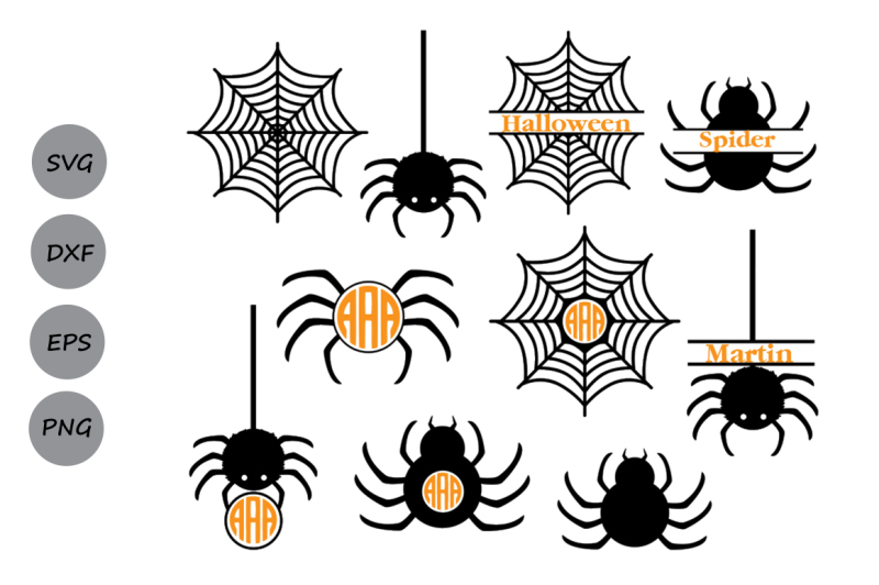 Download Free Halloween Svg Spider Svg Spider Web Svg Spider Monogram Svg Crafter File Download Free Svg Files Available In Multiple Formats