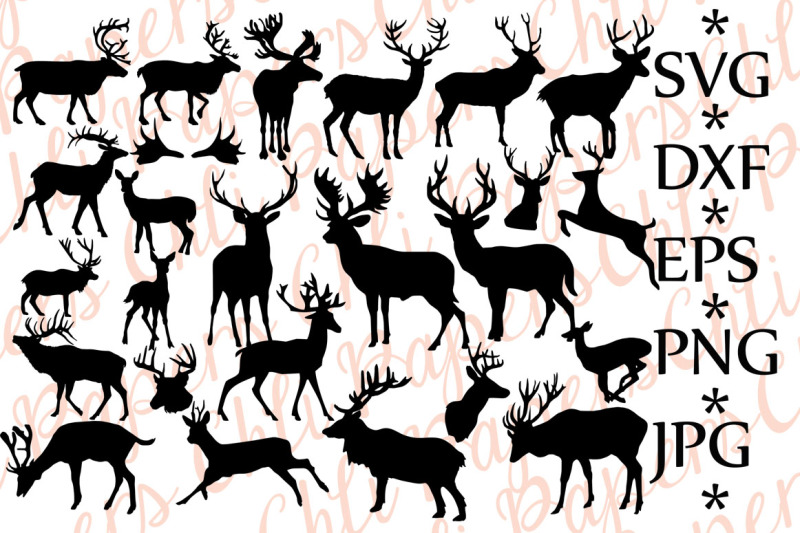 Download Free Deer Silhouettes Svg Deer Svg Silhouettes Svg Crafter File Best Free Svg Cricut Silhouette SVG Cut Files