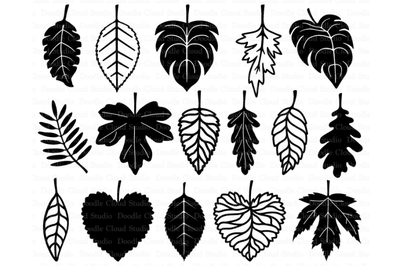 Download Leaf SVG, Leaves SVG files By Doodle Cloud Studio ...