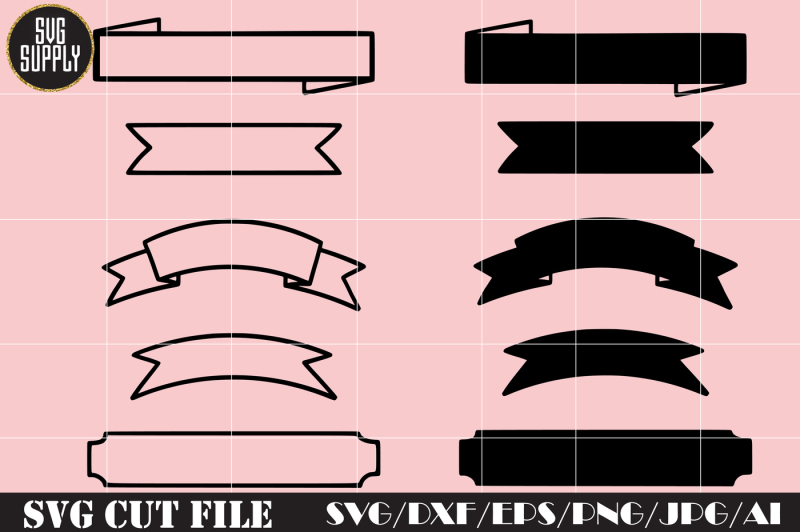 Download Embellishment Banner Svg Cut File Download Free Svg Files Creative Fabrica SVG Cut Files