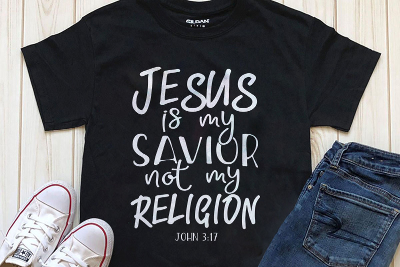 Download Free Jesus Is My Savior Not My Religion Crafter File