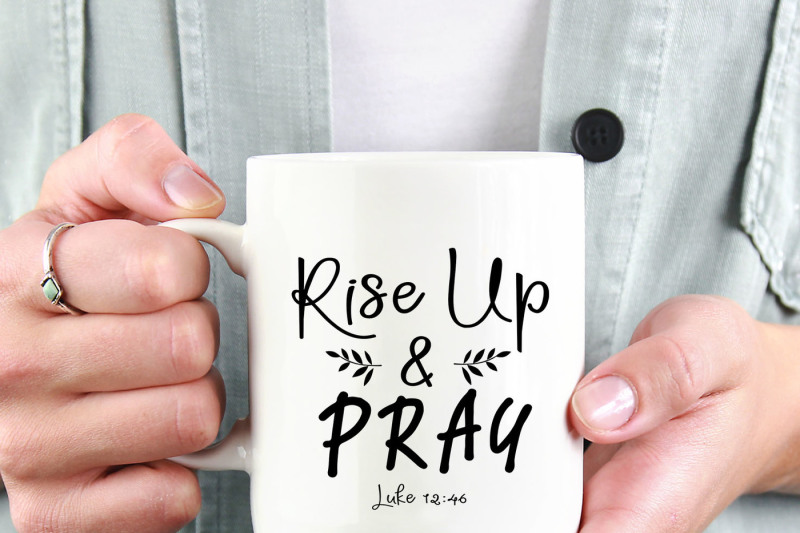 Download Free Rise Up & Pray Printable Crafter File