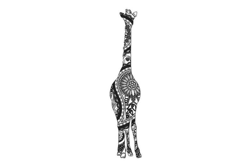 Download Mandala Girafe SVG DXF PNG EPS By twelvepapers | TheHungryJPEG.com