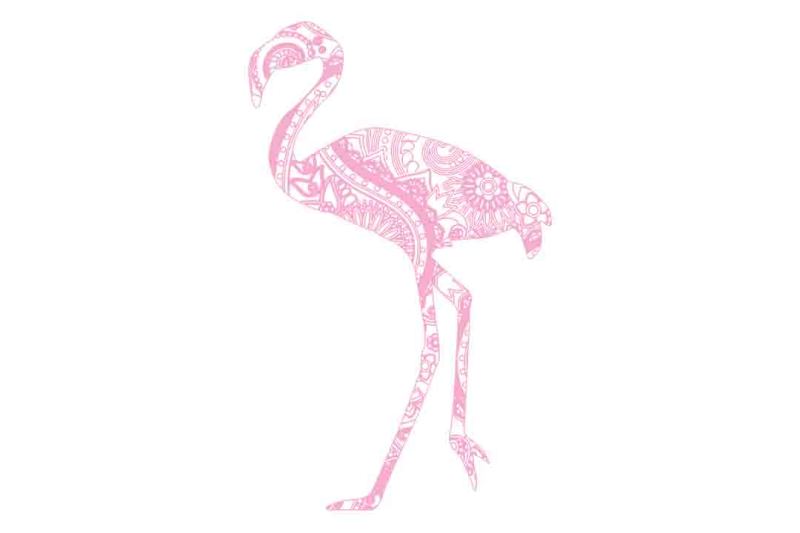 Free Mandala Pink Flamingo Svg Dxf Png Crafter File Free 800006 Svg Cut Files