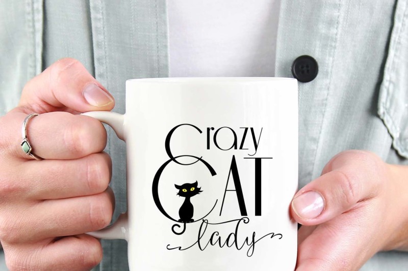 Download Free Crazy Cat Lady Printable Crafter File Free Logo Png Images With Transparent Backgrounds PSD Mockup Templates