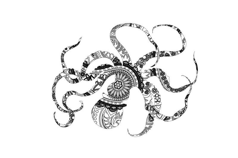 Mandala Octopussy SVG PNG DXG EPS By twelvepapers ...