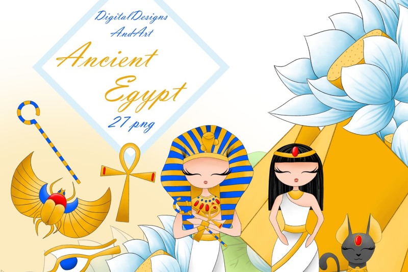 Ancient Egypt clipart By DigitalDesignsAndArt | TheHungryJPEG.com
