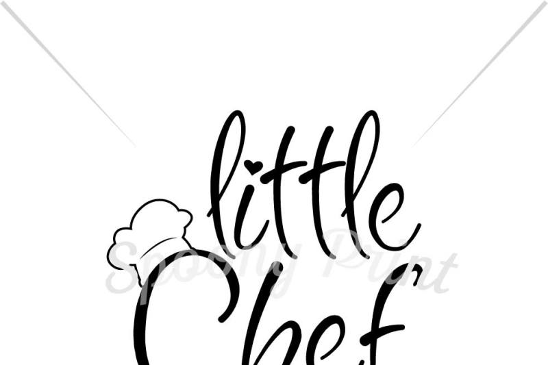 Little Chef Printable By Spoonyprint Thehungryjpeg Com