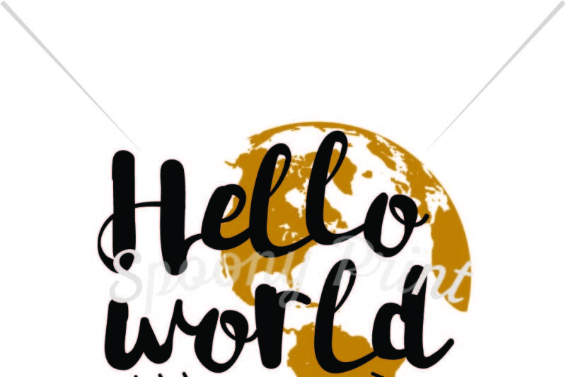 Free Hello World Printable Crafter File Svg Psd Png Eps Format Free Download