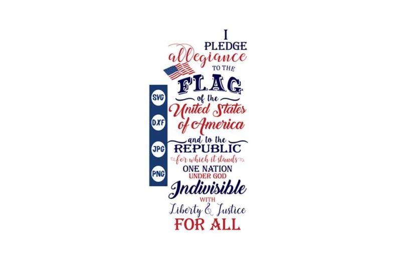 Download Free Pledge Of Allegiance Svg Crafter File PSD Mockup Templates