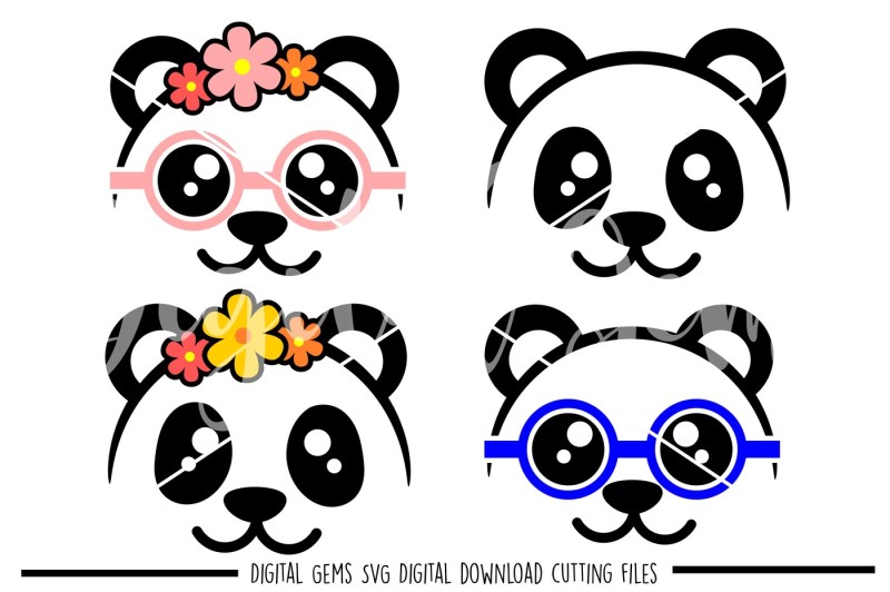 Download Free Panda Face Svg Dxf Eps Png Files Vector Svg