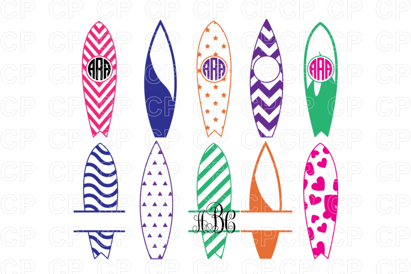 Free Surfboard Bundle Svg Cut Files Surfboard Clipart Crafter File Free Svg Cut Files