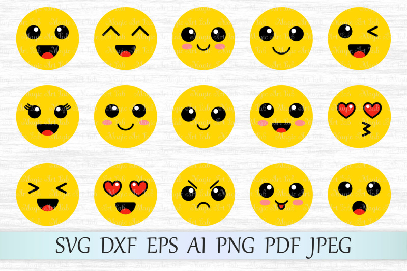 Download Free Emoji Svg Dxf Eps Ai Png Pdf Jpeg Crafter File Download Svg Cut Files Free