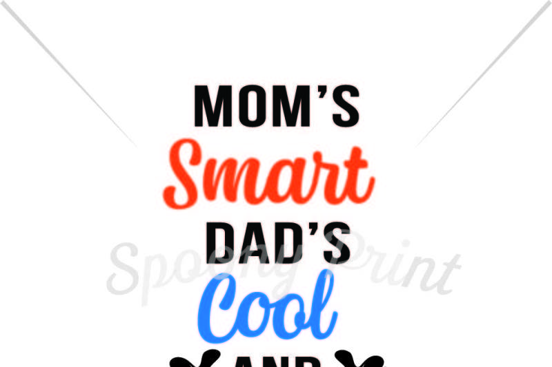 Download Free Mom S Smart Dad S Cool And I M Both PSD Mockup Template