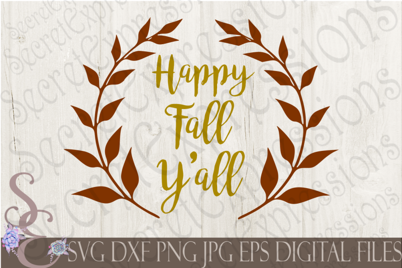 Download Free Happy Fall Y'All Svg Crafter File