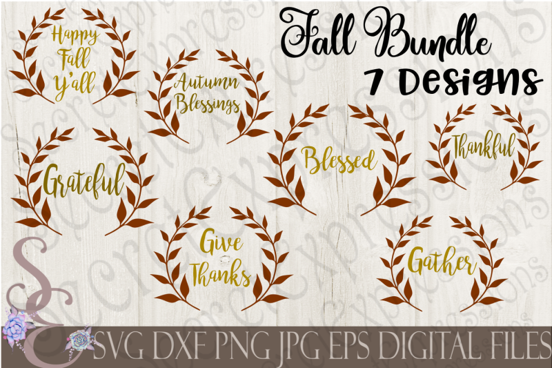 Free Fall Svg Bundle Svg Svg Files Design Fonts