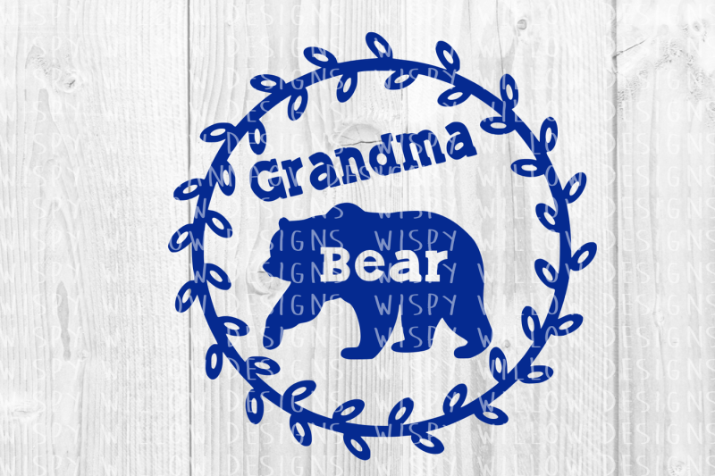 Download Grandma Bear Svg Dxf Eps Png Jpg Pdf By Wispy Willow Designs Thehungryjpeg Com