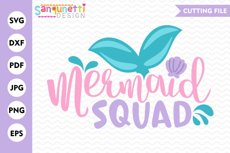 Download Free Mermaid Squad Svg Mermaid Svg Mermaid Lettering Mermaid Cut File SVG DXF Cut File