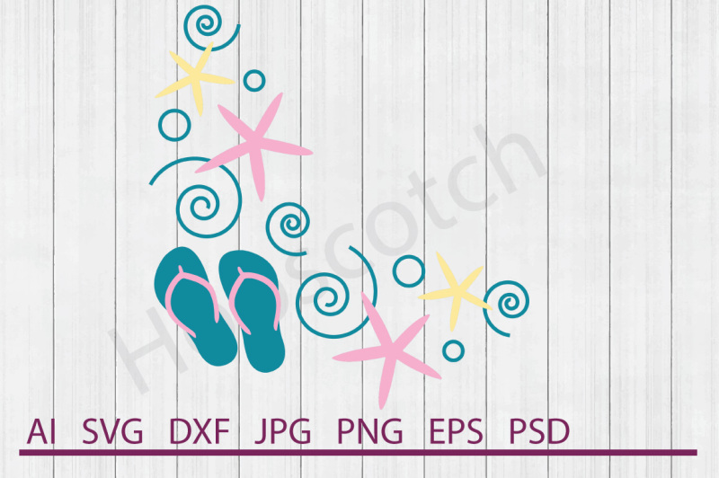 Download Free Beach Border Svg Beach Border Dxf Cuttable File Crafter File